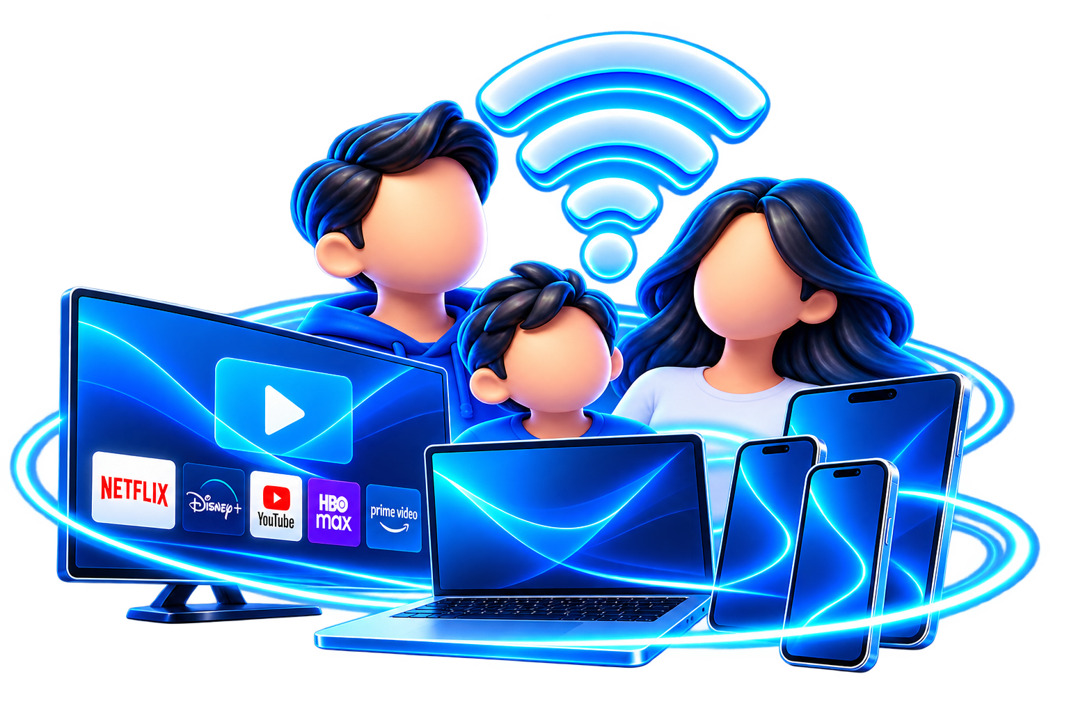 Internet para 4 o más personas