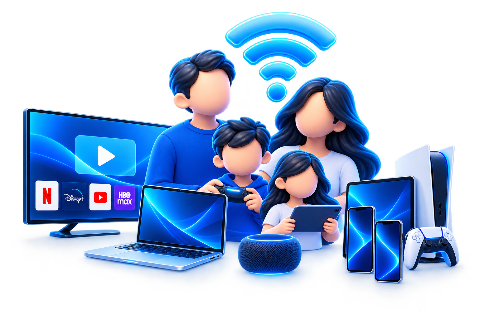 Internet para 2 a 3 personas